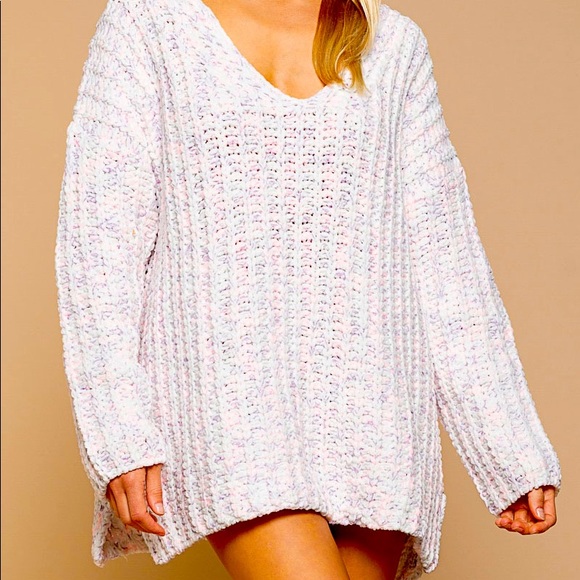 White Label Rofa Fashion Tops - POL Side Split Rib-Knit Sweater🔥🔥🔥🔥